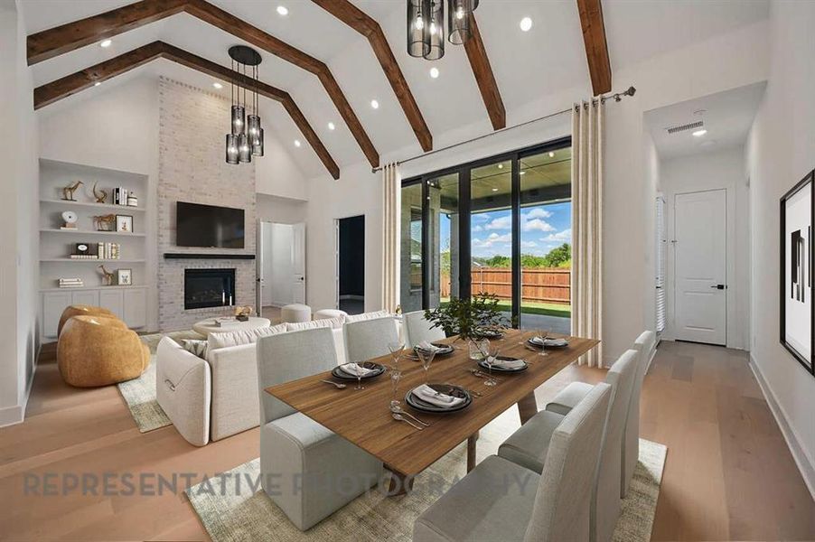 Furnished interior view inside a new home in Dove Hollow, Waxahachie (Image 13). Furnished interior view inside a new home in Dove Hollow, Waxahachie (Image 13).