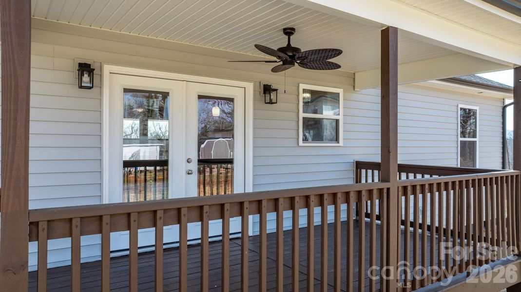 Exterior details and patio area of a home in , Morganton (Image 21).