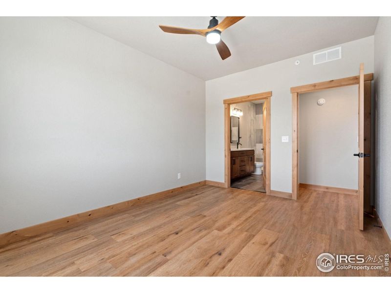 Main level primary bedroom