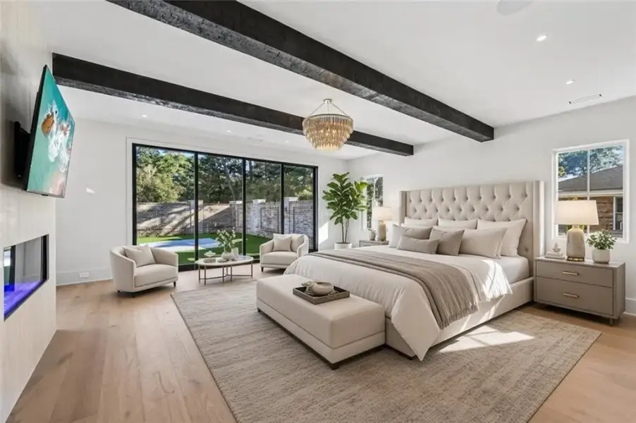 Furnished interior view inside a new home in , Alpharetta (Image 21).