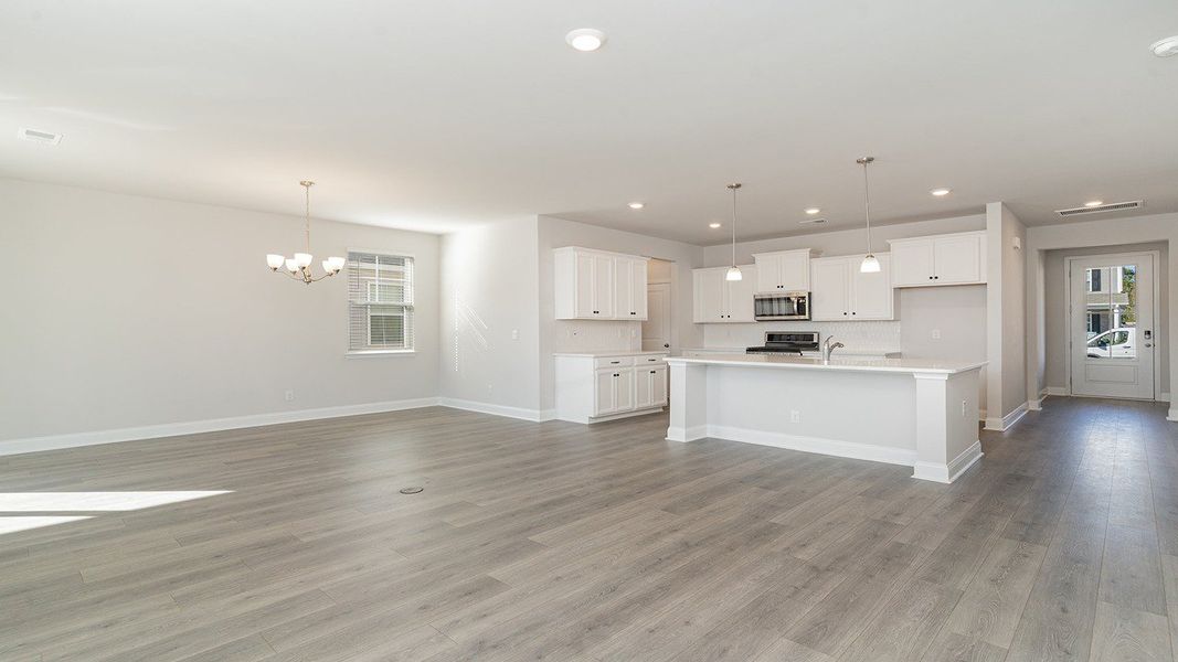 Representative unfurnished interior of a home built from the Belfort by D.R. Horton in Heron Pointe, Myrtle Beach (Image 17).