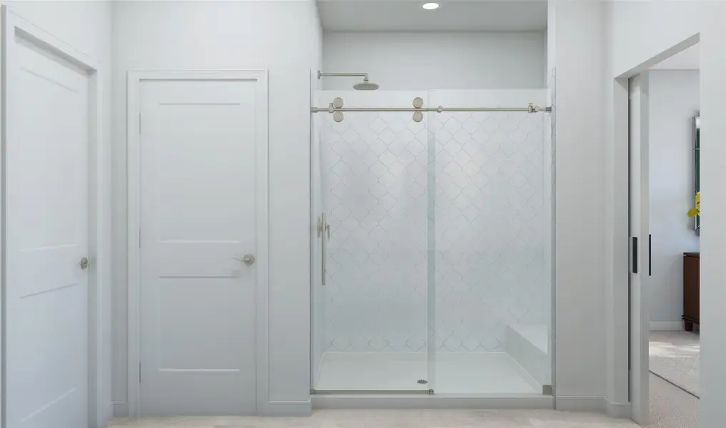 Serene primary bath (*Artist rendering used for illustration purposes only.) Serene primary bath (*Artist rendering used for illustration purposes only.)