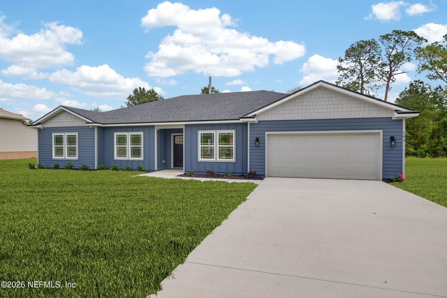Front exterior of a new home in , Palatka, FL, highlighting curb appeal (Image 2). Front exterior of a new home in , Palatka, FL, highlighting curb appeal (Image 2).