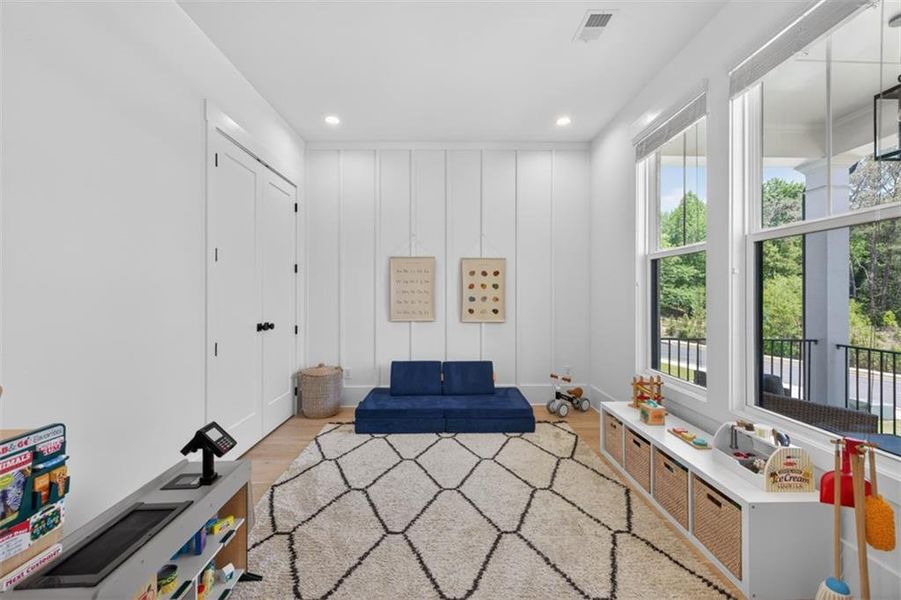 Furnished interior view inside a new home in Town Farms, Peachtree Corners (Image 18).