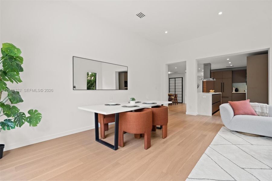 Furnished interior view inside a new home in , Miami (Image 24). Furnished interior view inside a new home in , Miami (Image 24).