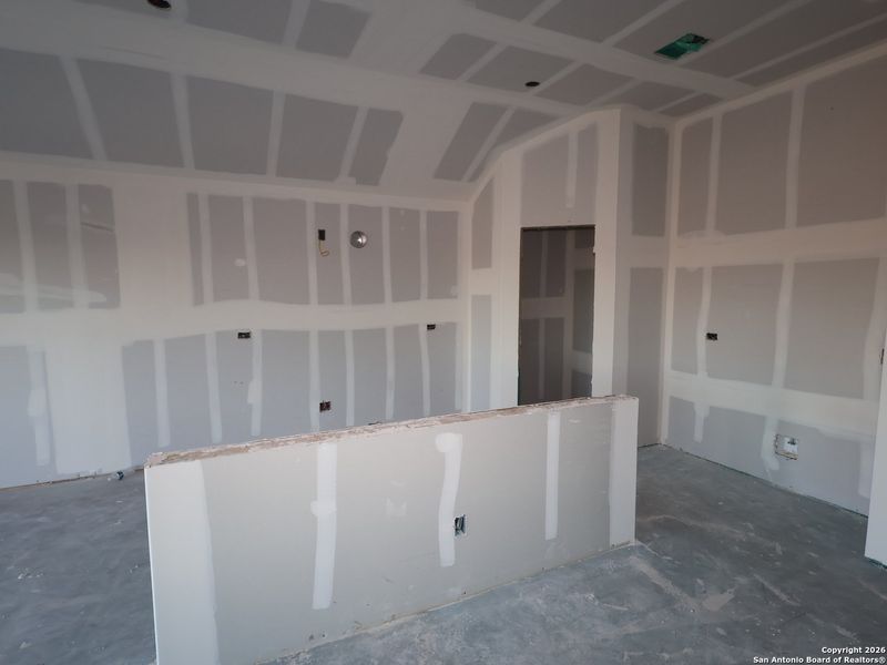 In-progress construction of a new home in Cinco Lakes, San Antonio, TX (Image 31).