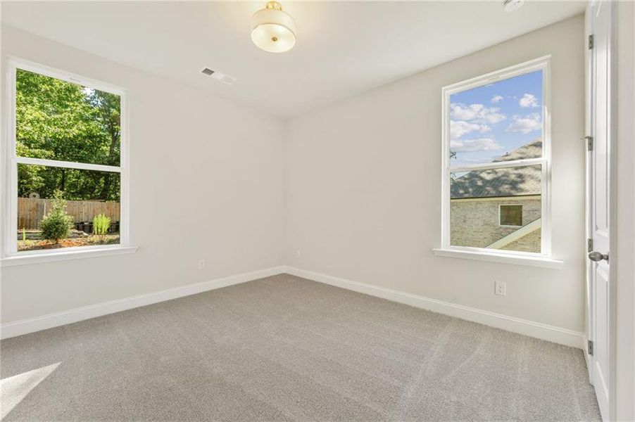 Spacious, unfurnished interior of a new home in Melody Lakeside Estates, Buford (Image 13). Spacious, unfurnished interior of a new home in Melody Lakeside Estates, Buford (Image 13).