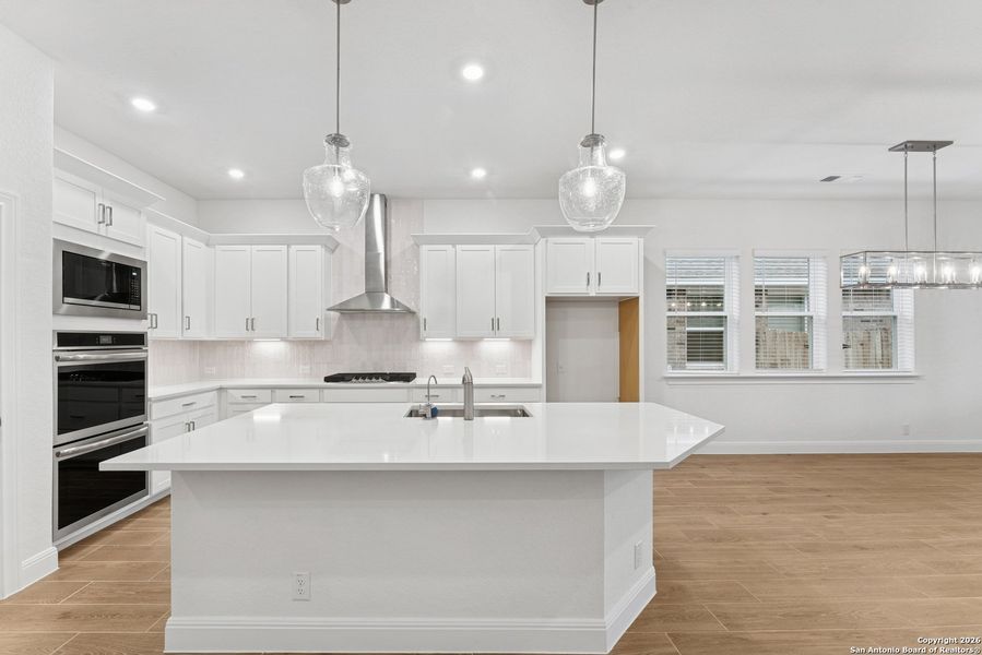 Furnished interior view inside a new home in Davis Ranch 50', San Antonio (Image 6).