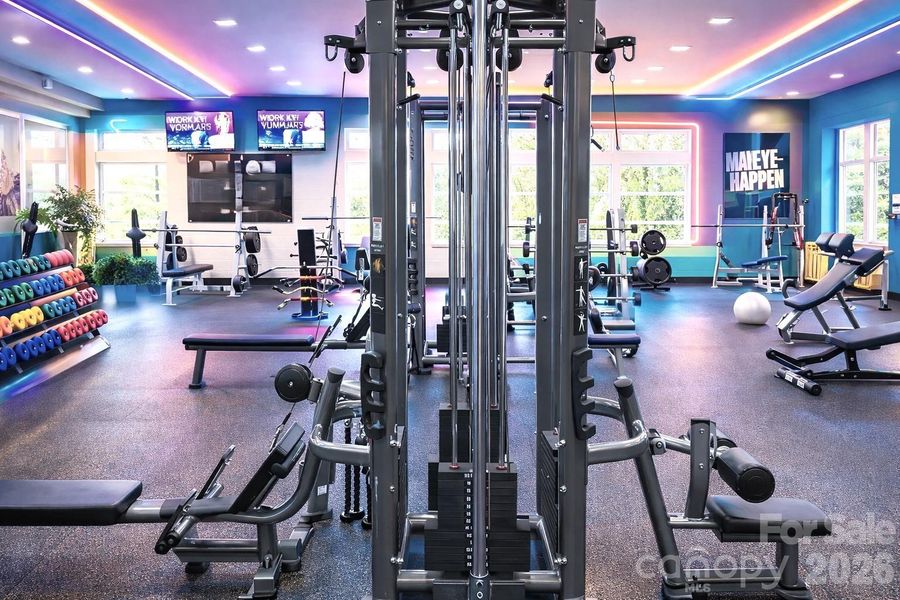 The Y has Fitness Center. The Y has Fitness Center.