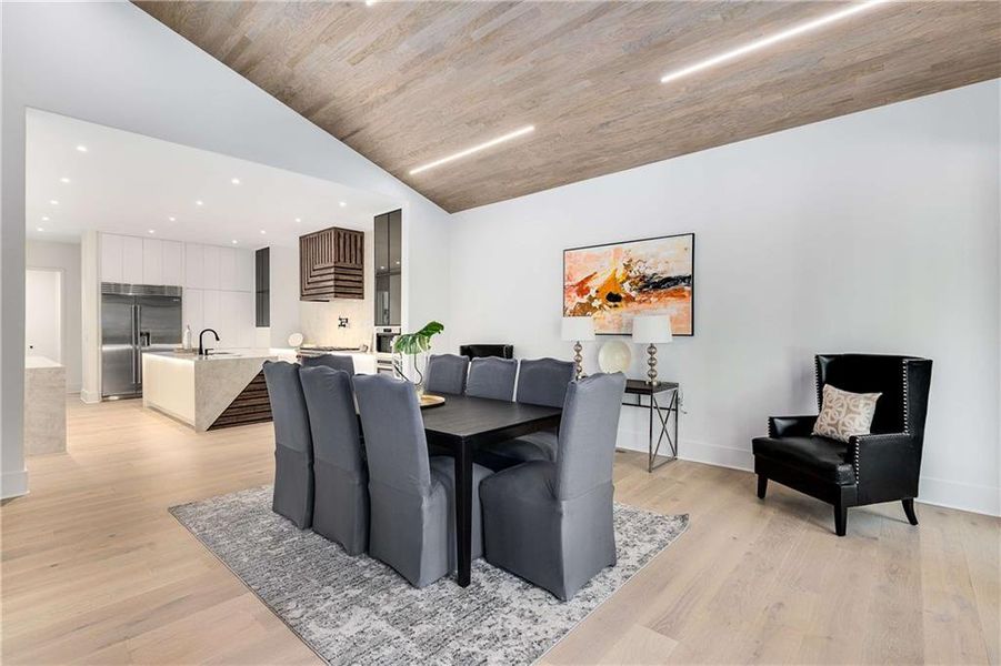 Furnished interior view inside a new home in , Sandy Springs (Image 10). Furnished interior view inside a new home in , Sandy Springs (Image 10).