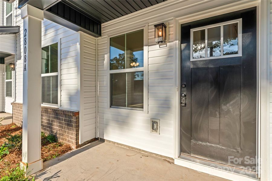 Exterior details and patio area of a home in , Charlotte (Image 20).