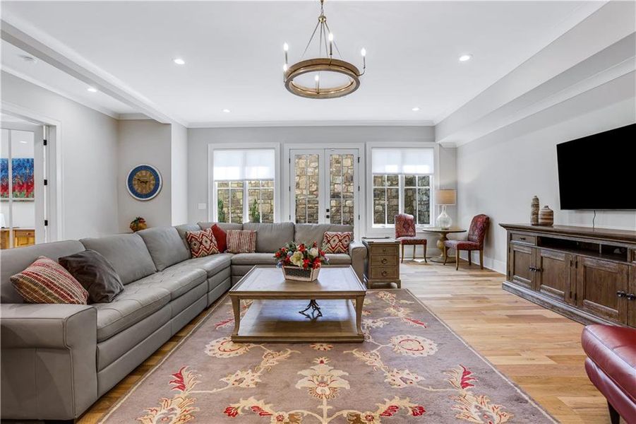 Furnished interior view inside a new home in , Dahlonega (Image 38).
