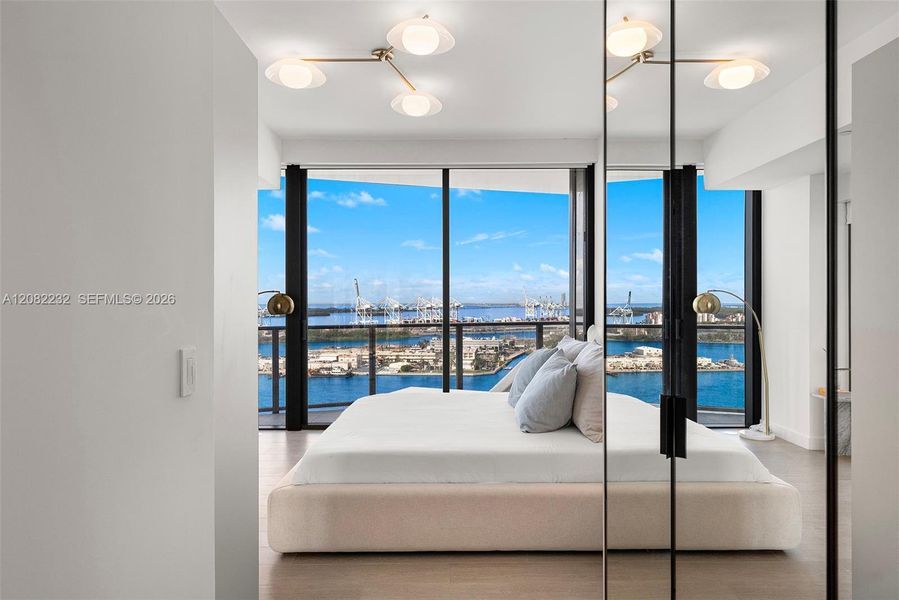 Furnished interior view inside a new home in , Miami Beach (Image 9).