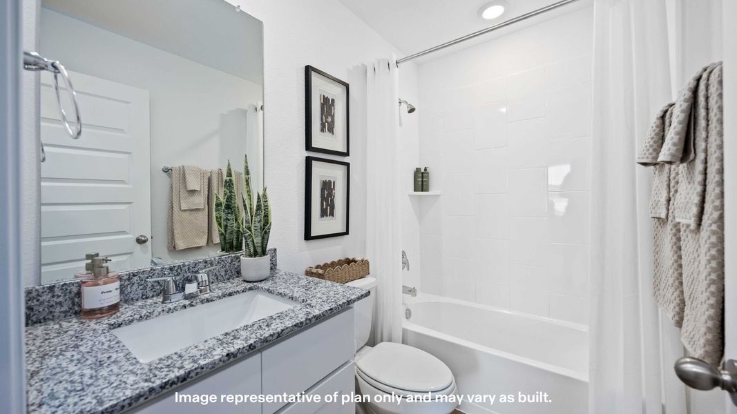 Representative furnished interior of a home built from the Elk by D.R. Horton in Deer Meadows, Odessa (Image 26).