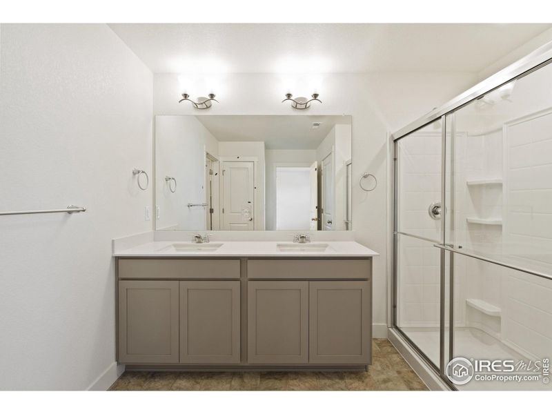 Furnished interior view inside a new home in Ridge at Johnstown, Johnstown (Image 8).