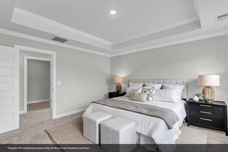 Furnished interior view inside a new home in Pineland Preserve, Summerville (Image 33).
