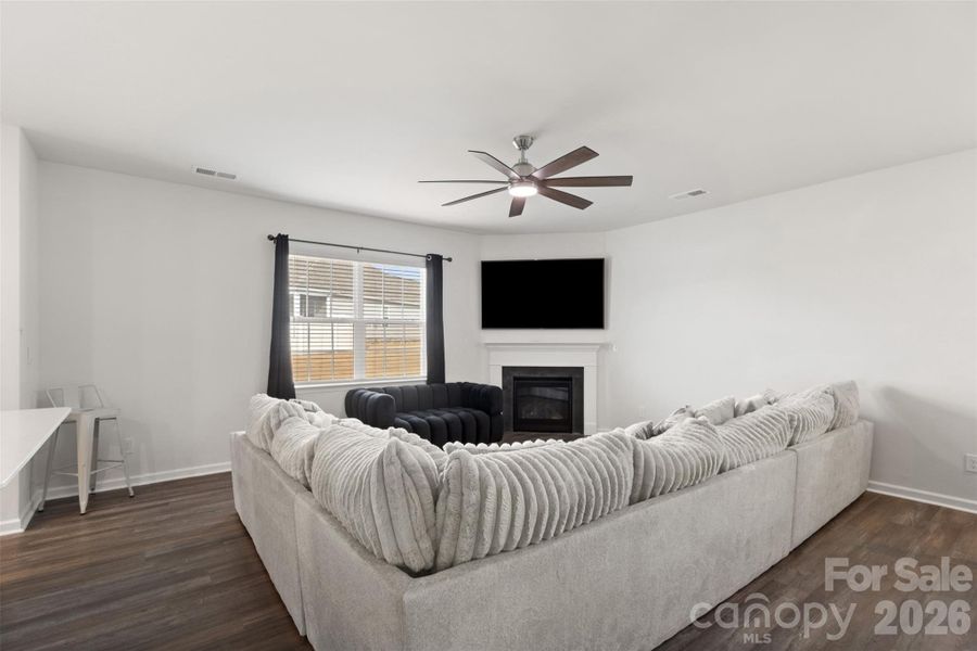 Furnished interior view inside a new home in Secrest Commons, Monroe (Image 31). Furnished interior view inside a new home in Secrest Commons, Monroe (Image 31).