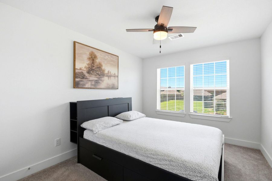 Furnished interior view inside a new home in Massey Oaks, Pearland (Image 32).