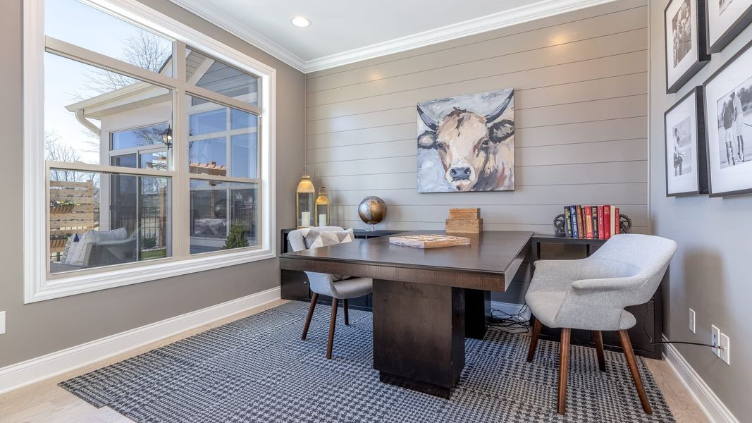 Representative furnished interior of a home built from the Promenade by Epcon Communities in The Courtyards at Lupton Village, Fort Lupton (Image 31). Representative furnished interior of a home built from the Promenade by Epcon Communities in The Courtyards at Lupton Village, Fort Lupton (Image 31).