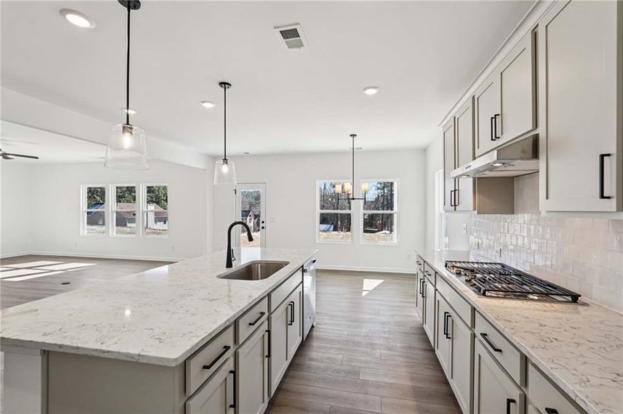 Furnished interior view inside a new home in Arbors at Richland Creek, Buford (Image 19).