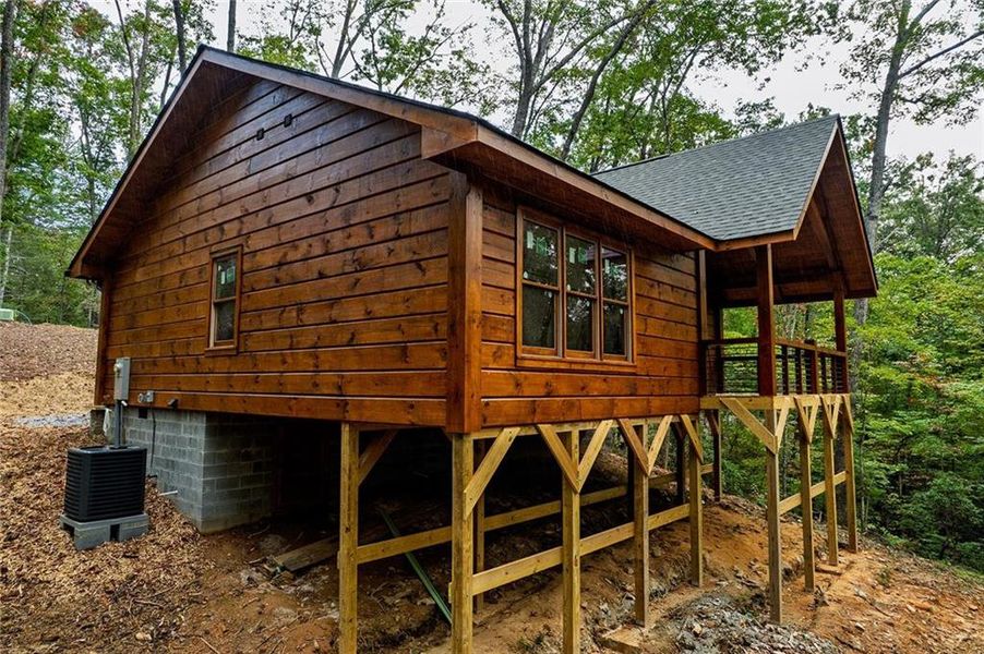 In-progress construction of a new home in , Cherry Log, GA (Image 19).