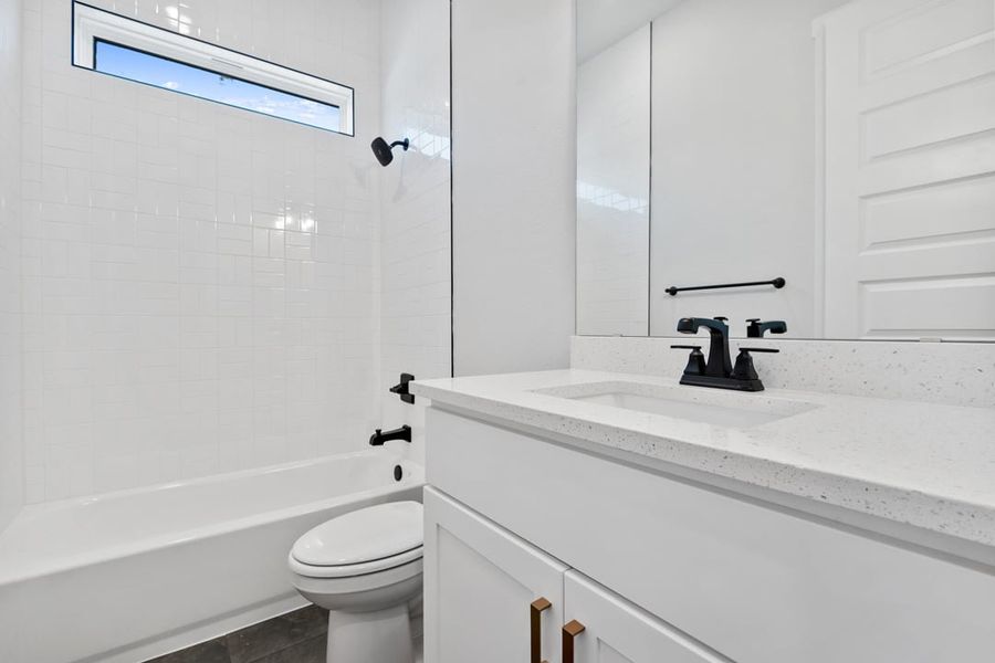 Furnished interior view inside a new home in Lagos Reserve, Manor (Image 17). Furnished interior view inside a new home in Lagos Reserve, Manor (Image 17).