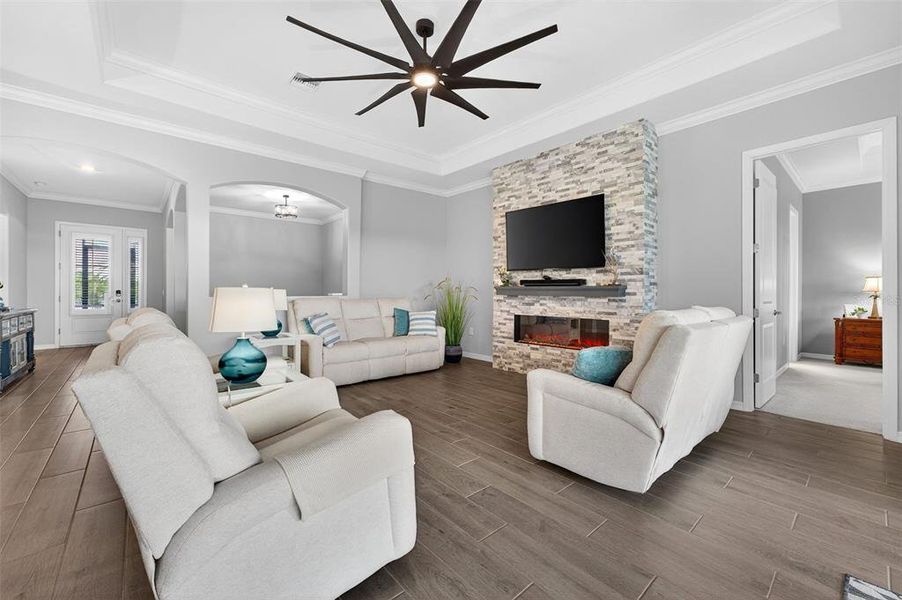 Furnished interior view inside a new home in , Punta Gorda (Image 12).