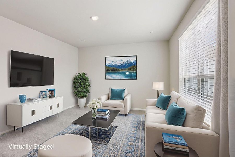 Furnished interior view inside a new home in Kemah Crossing - Luxe Series, Kemah (Image 13). Furnished interior view inside a new home in Kemah Crossing - Luxe Series, Kemah (Image 13).