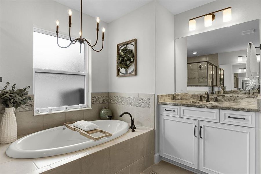 Furnished interior view inside a new home in , Palm Coast (Image 29).