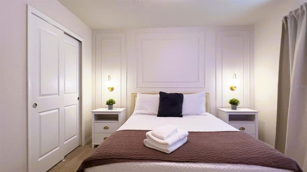 Furnished interior view inside a new home in , Clermont (Image 43).