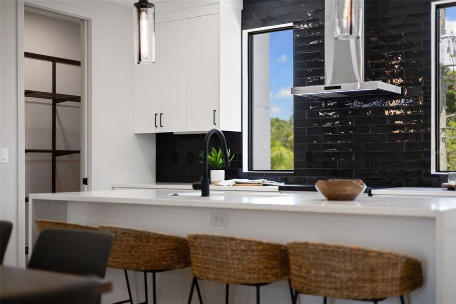 Furnished interior view inside a new home in , St. Petersburg (Image 15).