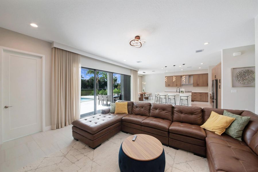 Furnished interior view inside a new home in , Boca Raton (Image 13).