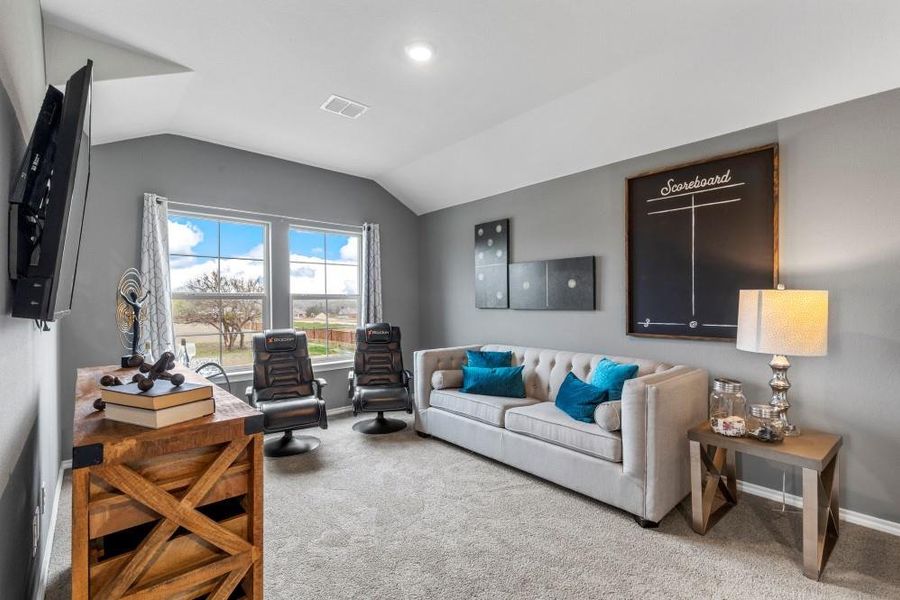 Furnished interior view inside a new home in Springhill South, Boyd (Image 32).