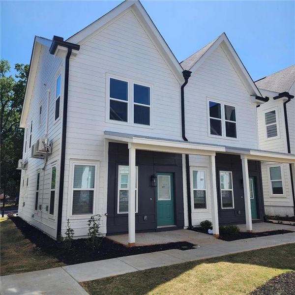 Front exterior of a new home in , Atlanta, GA, highlighting curb appeal (Image 2). Front exterior of a new home in , Atlanta, GA, highlighting curb appeal (Image 2).