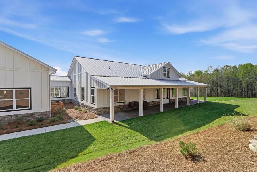Exterior details and patio area of a home in , Senoia (Image 37).