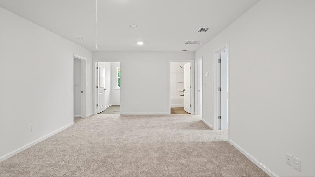 Spacious, unfurnished interior of a new home in Creekside at Andrews, Summerville (Image 21).