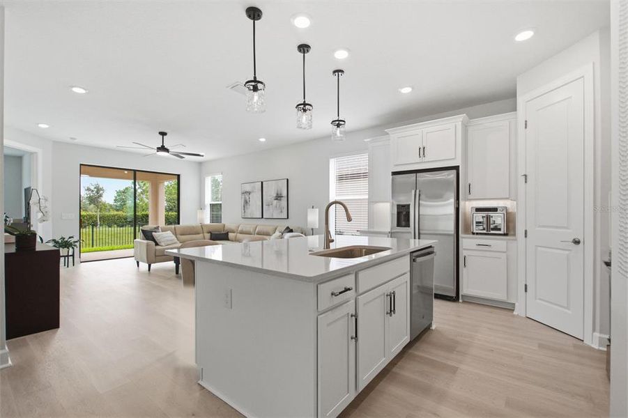 Furnished interior view inside a new home in , Poinciana (Image 8).