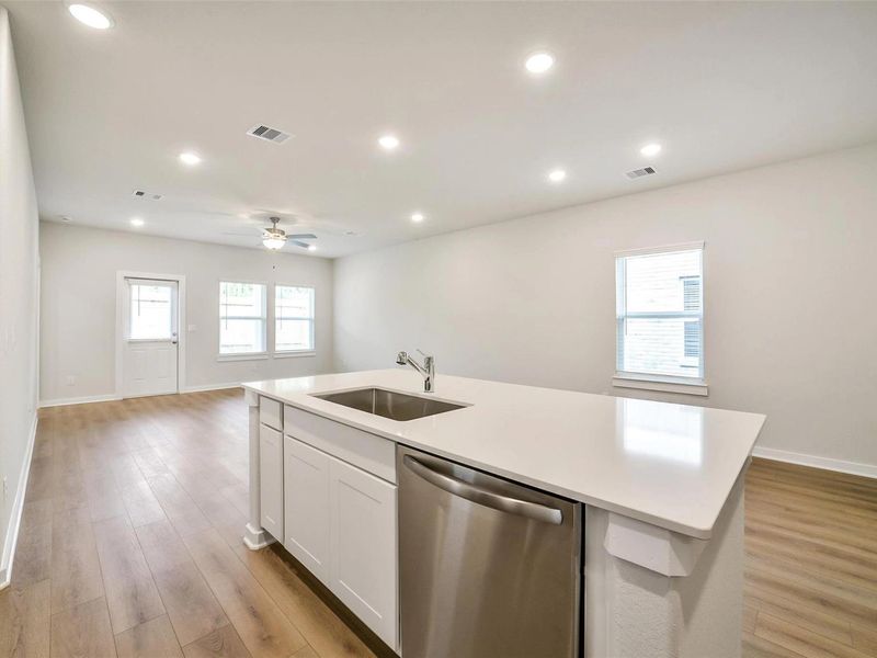Furnished interior view inside a new home in Lakes at Black Oak, Magnolia (Image 11). Furnished interior view inside a new home in Lakes at Black Oak, Magnolia (Image 11).