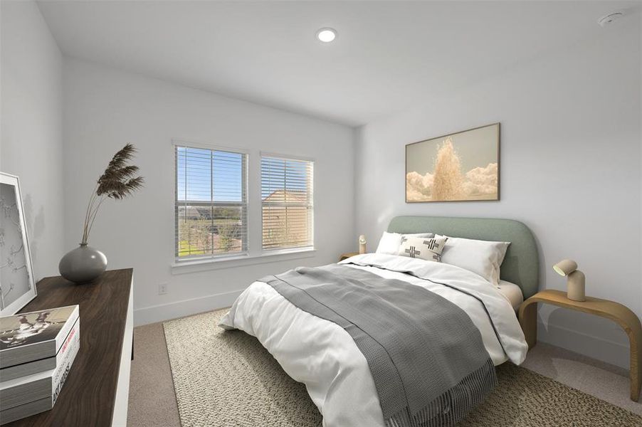 Furnished interior view inside a new home in Kreymer at the Park, Wylie (Image 30). Furnished interior view inside a new home in Kreymer at the Park, Wylie (Image 30).