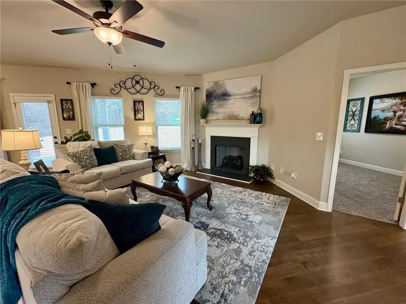 Furnished interior view inside a new home in , Grayson (Image 7).