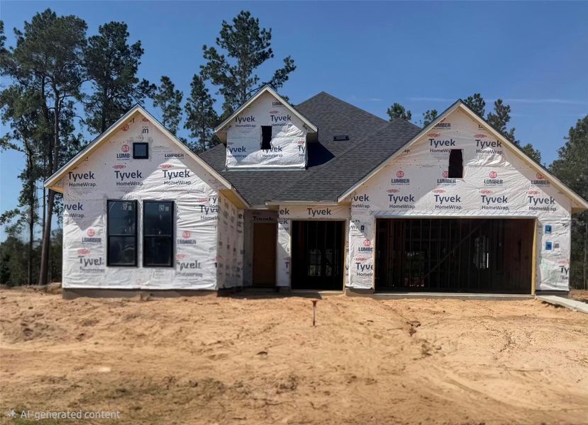 In-progress construction of a new home in Converde™—a Trilogy® Boutique Community™, Conroe, TX (Image 3).