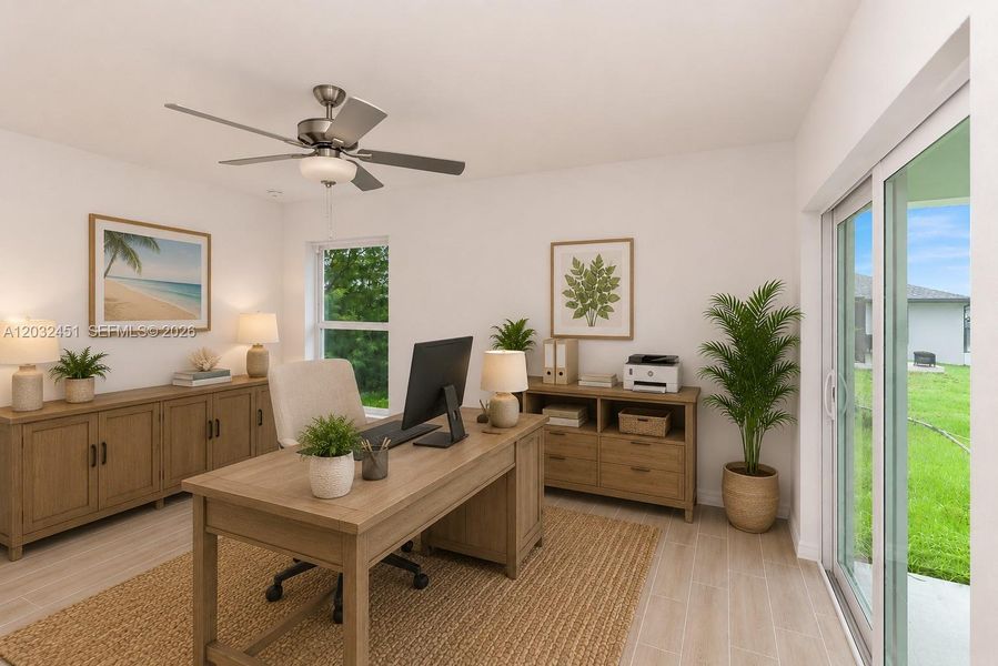 Furnished interior view inside a new home in , Cape Coral (Image 14).