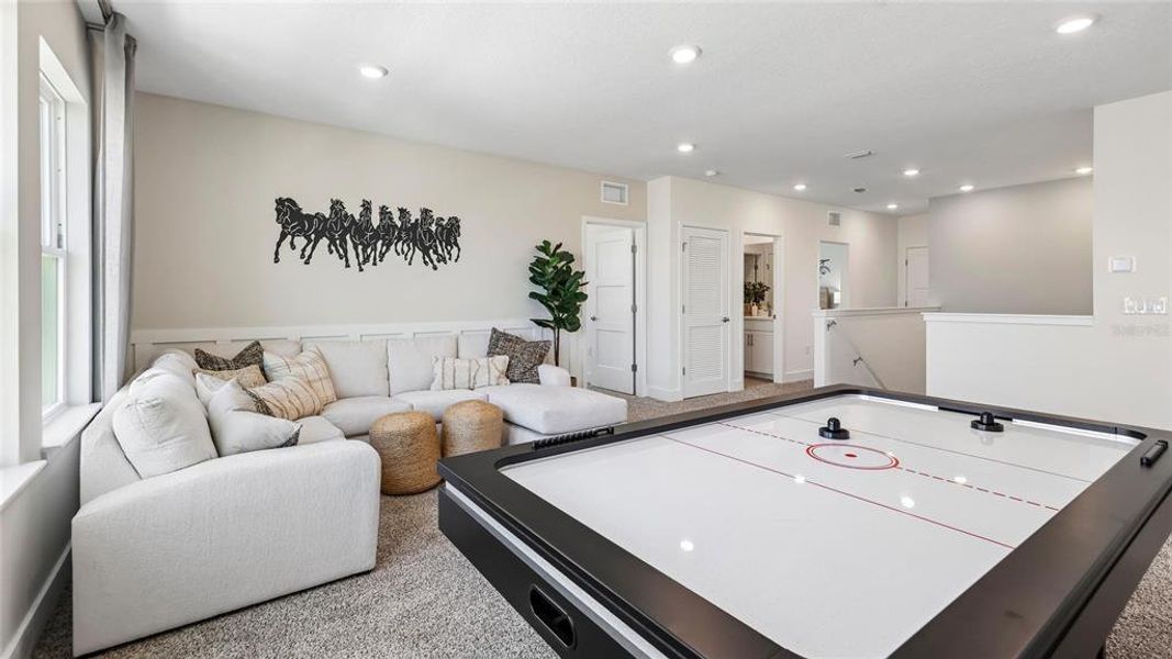 Furnished interior view inside a new home in Buchanan Trails, Newberry (Image 17).