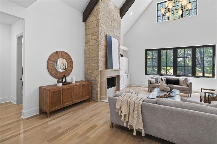 Furnished interior view inside a new home in , Roswell (Image 40).