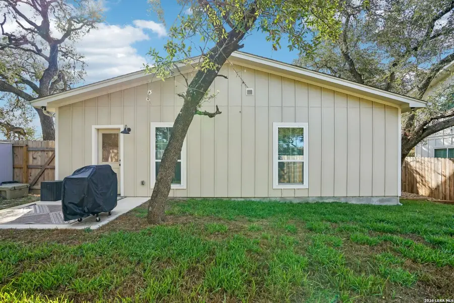 Exterior details and patio area of a home in , Canyon Lake (Image 26).