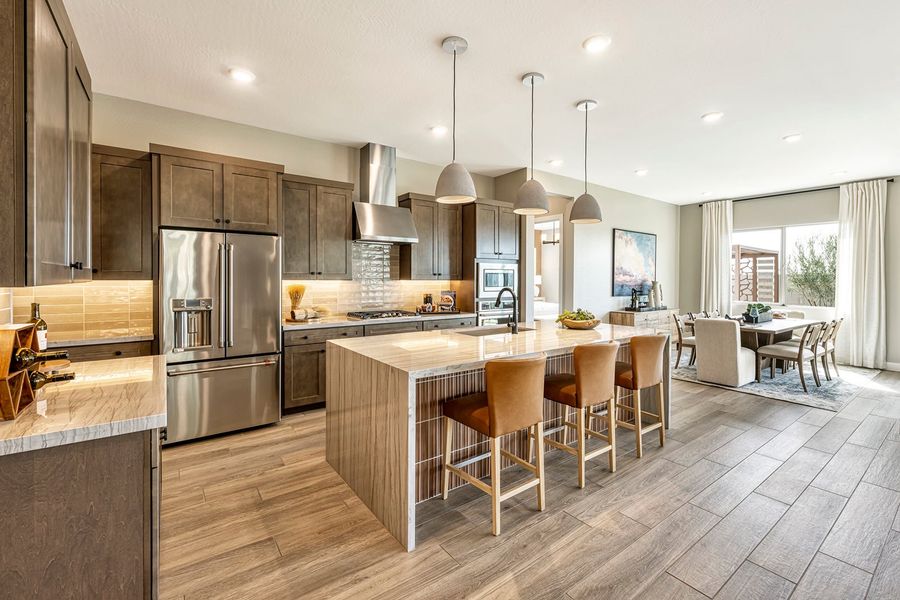 Representative furnished interior of a home built from the Elden Plan 4505 by Tri Pointe Homes in Molino at Soleo, Queen Creek (Image 6). Representative furnished interior of a home built from the Elden Plan 4505 by Tri Pointe Homes in Molino at Soleo, Queen Creek (Image 6).