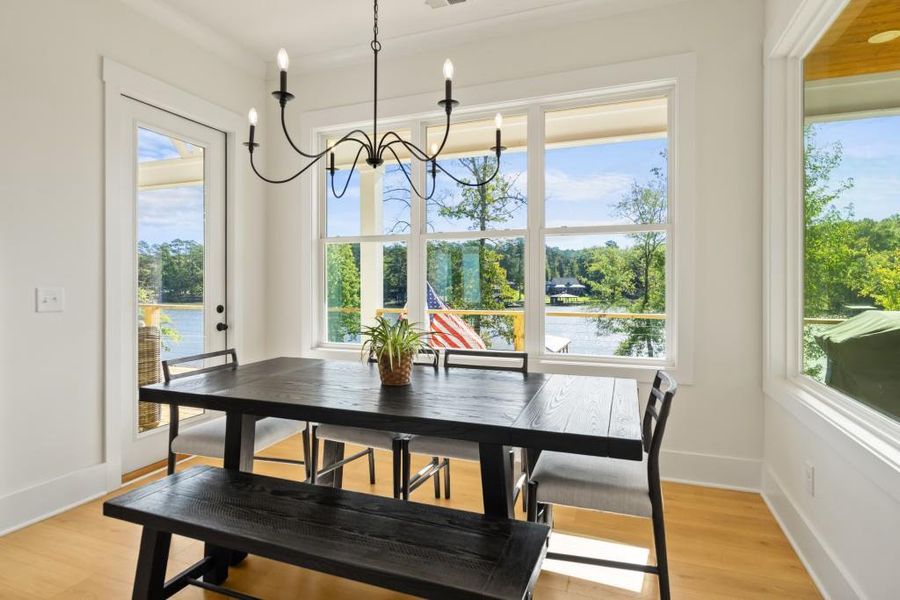 Furnished interior view inside a new home in , Monticello (Image 25).