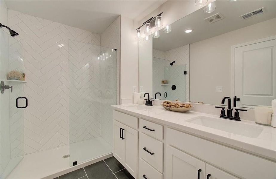 Furnished interior view inside a new home in East Park Village, Kennesaw (Image 18). Furnished interior view inside a new home in East Park Village, Kennesaw (Image 18).