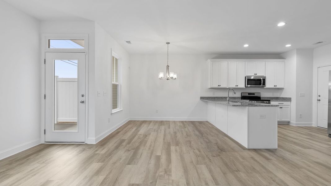 Spacious, unfurnished interior of a new home in Pearson Road Townhomes, Easley (Image 19).