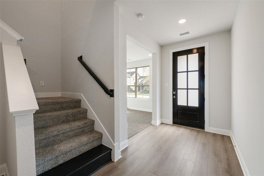 Furnished interior view inside a new home in Arbors at Legacy Hills, Celina (Image 7). Furnished interior view inside a new home in Arbors at Legacy Hills, Celina (Image 7).